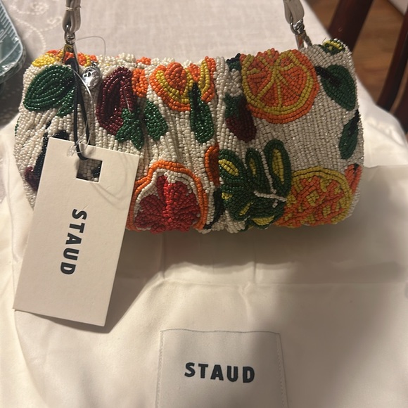 Staud Beaded fruit mini Shoulder Bag - Picture 3 of 6